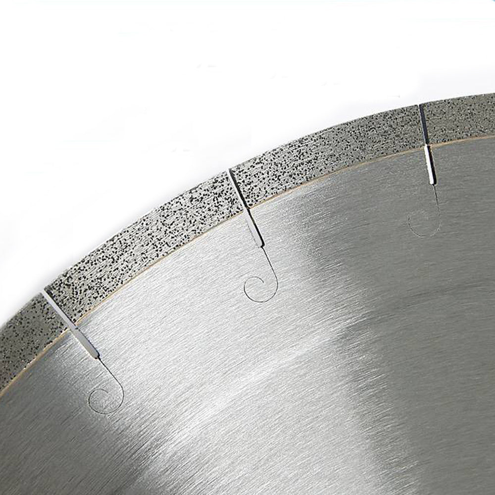 Diamond Disc Circular Saw Blade Sinter Hot-Pressed Blade with Silent Cutting Slot for Marble,Ceramic Tile,Porcel
