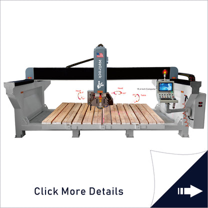 CNC Bridge Saw Attached Head for Sink Milling  For Processing Granite/ Marble/Quartz Countertop